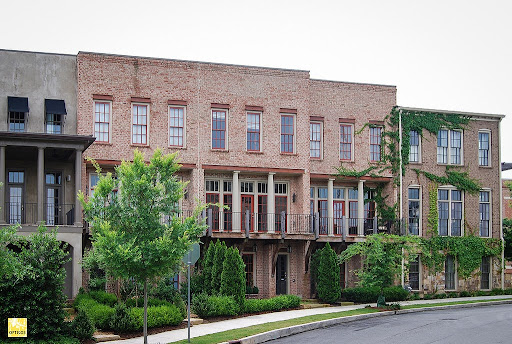 3-storey brick building